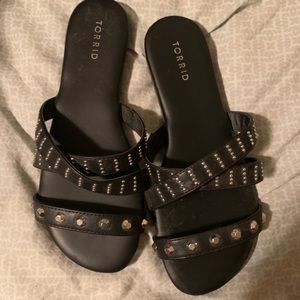 Slip on Sandals with Studs